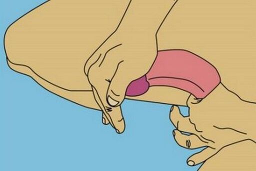 Beugen Sie den Penis, um den Kopf zu vergrößern